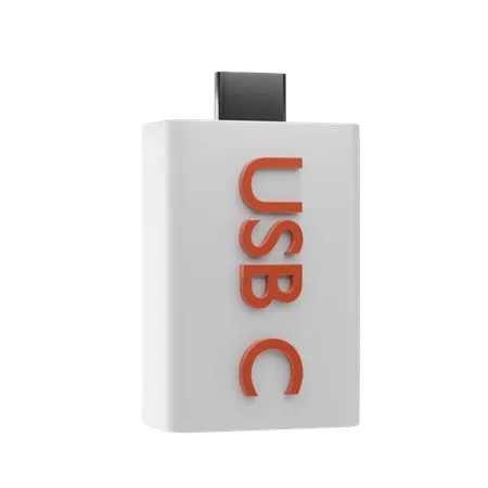 Armazenamento usb c  3D Icon