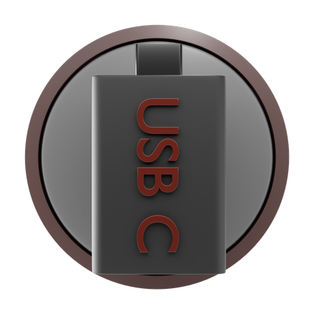 Armazenamento usb c  3D Icon