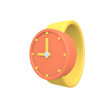 Einzeigeruhr  3D Icon