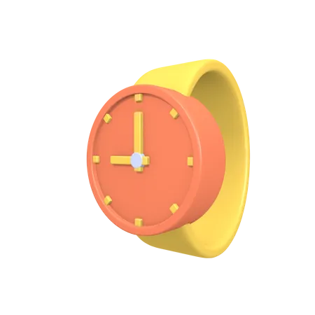 Einzeigeruhr  3D Icon