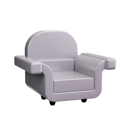 안락의자  3D Icon