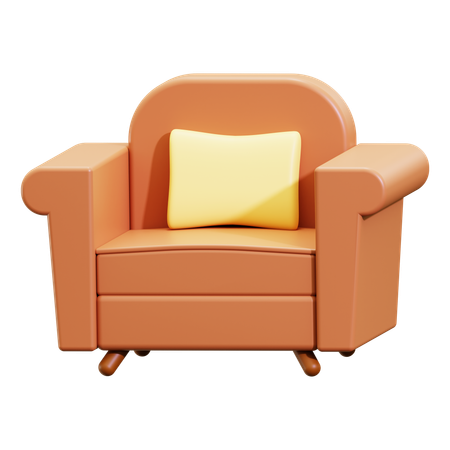 Armchair  3D Icon