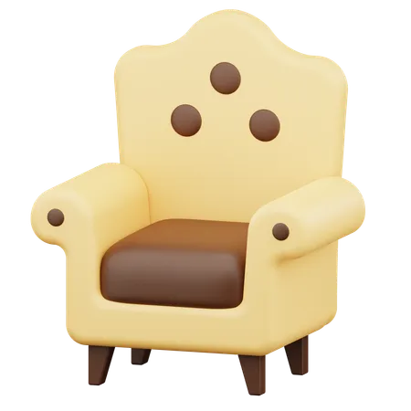 Armchair  3D Icon