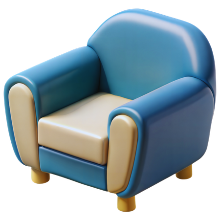 Armchair  3D Icon