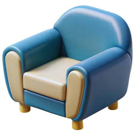 Armchair  3D Icon