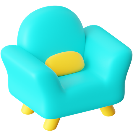 Armchair  3D Icon