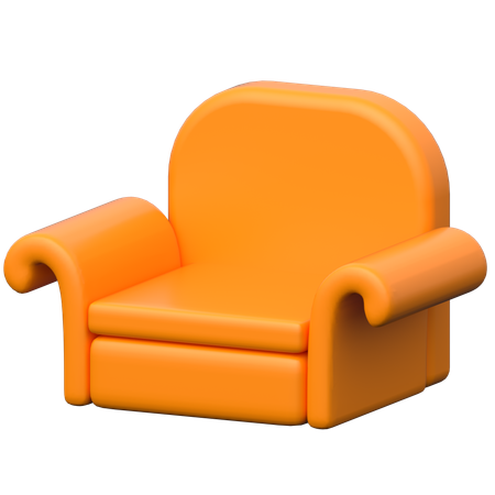 Armchair  3D Icon