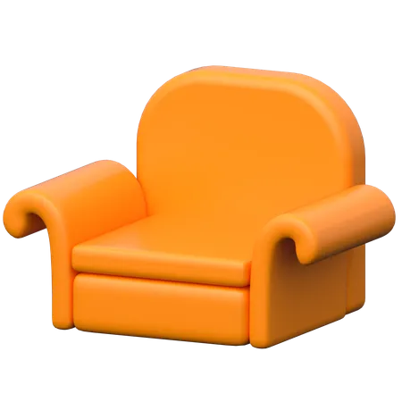 Armchair  3D Icon