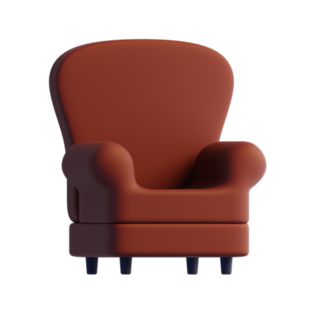 Armchair  3D Icon
