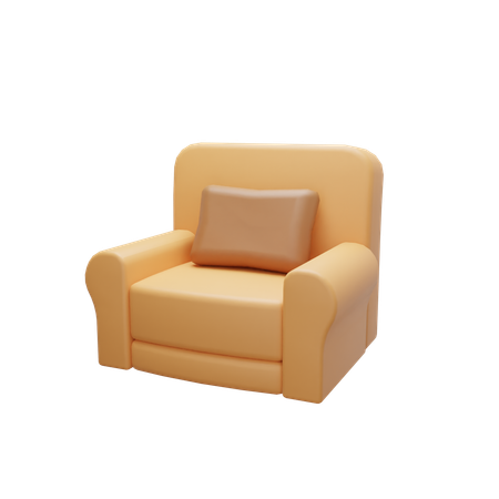 Armchair  3D Icon