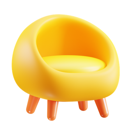 Armchair  3D Icon