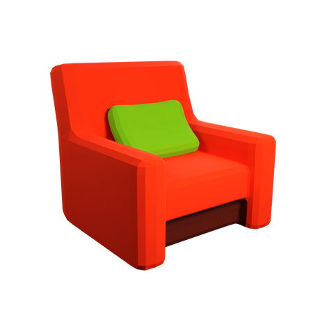 Armchair  3D Icon