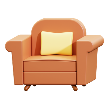 Armchair  3D Icon