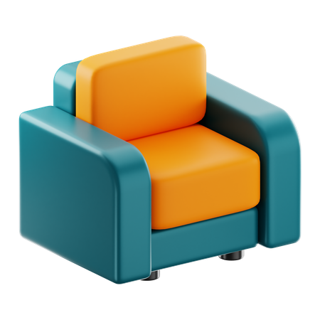 Armchair  3D Icon