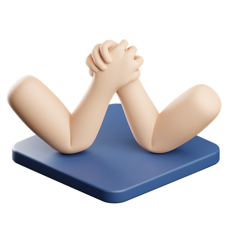 Armdrücken  3D Icon