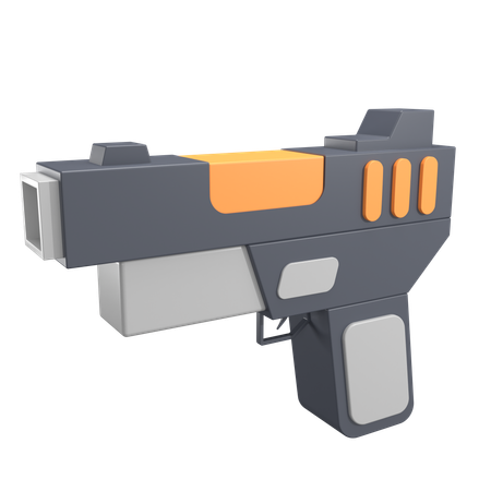 Pistolet  3D Icon