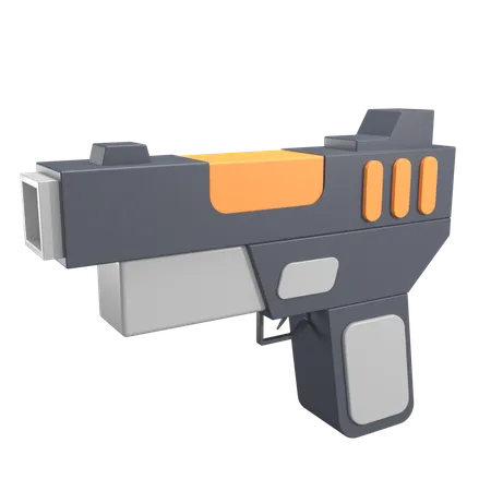 Pistolet  3D Icon