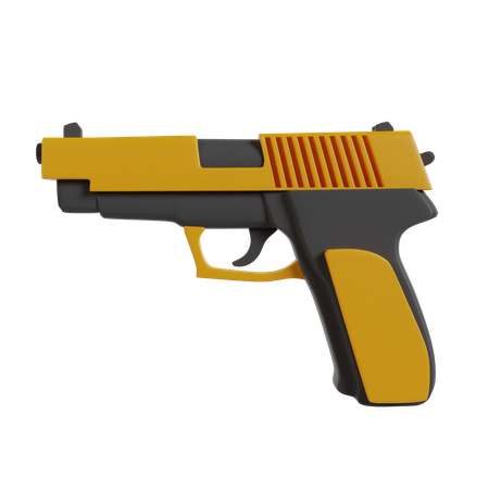 Pistolet  3D Icon