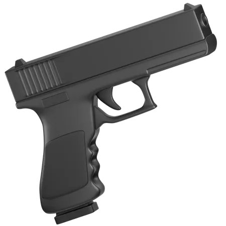 Pistolet  3D Icon