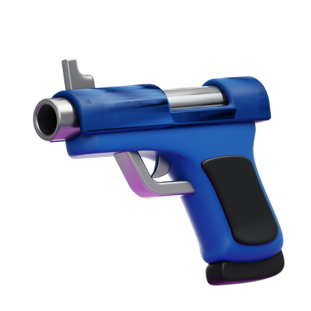 Pistolet  3D Icon