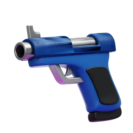 Pistolet  3D Icon