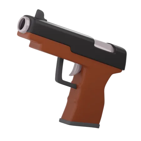 Pistolet  3D Icon