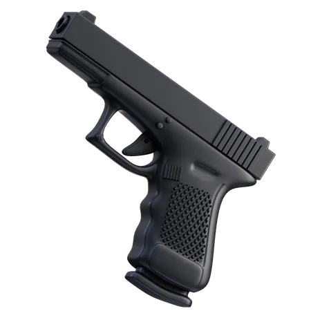 Arme de poing de la police  3D Icon