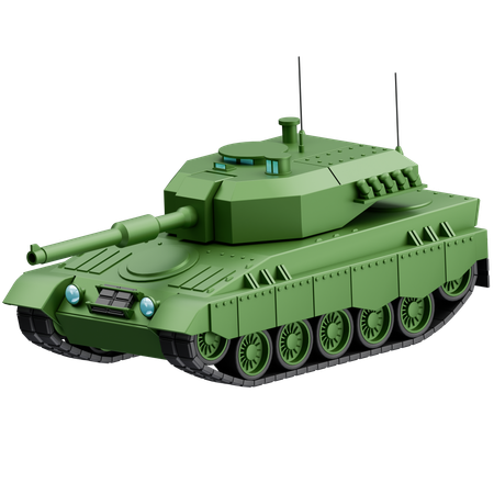 Char de l'armée  3D Icon