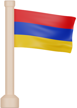 Armenia Flag  3D Icon