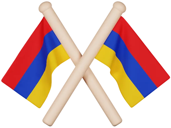 Armenia Flag  3D Icon