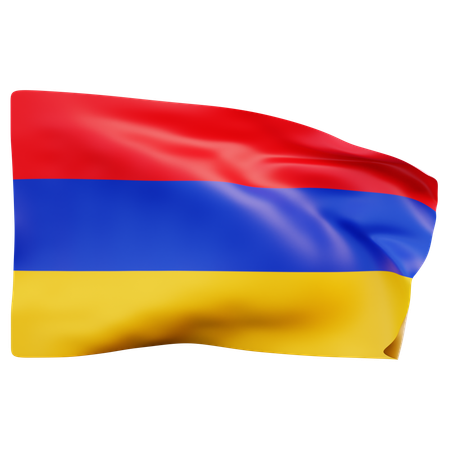 Armenia Flag  3D Icon