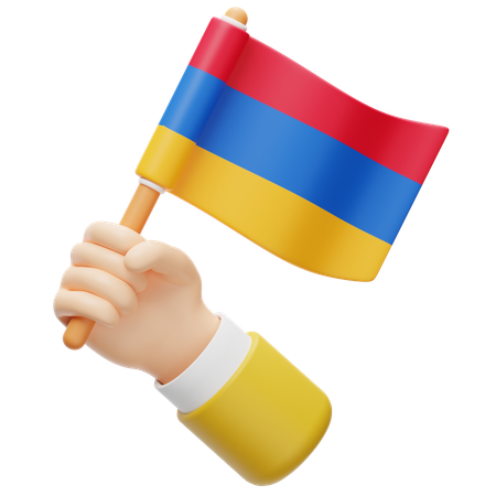 Armenia Flag  3D Icon