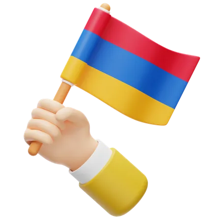 Armenia Flag  3D Icon