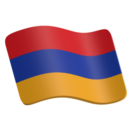 Armenia Flag  3D Icon