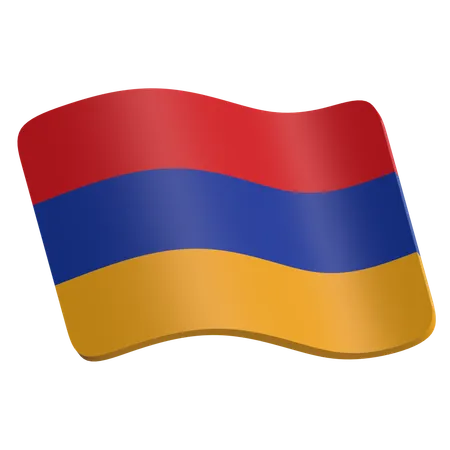 Armenia Flag  3D Icon