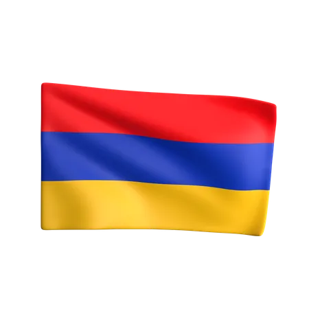 Armenia Flag  3D Icon