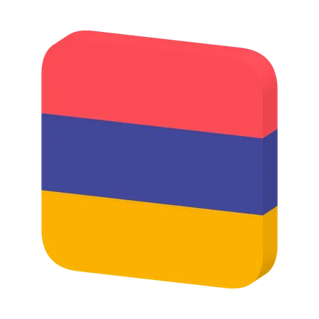 Armenia Flag  3D Icon