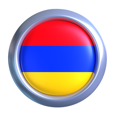 Armenia Flag Emblem  3D Icon