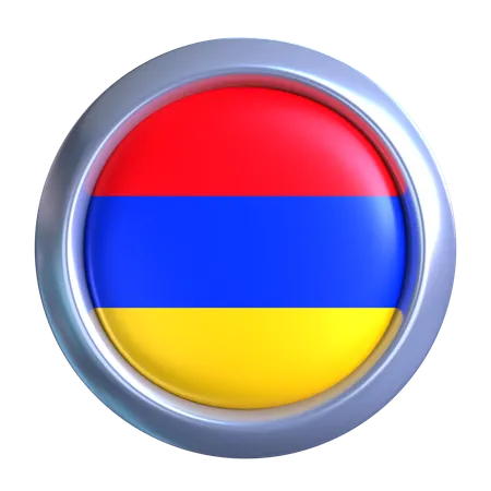 Armenia Flag Emblem  3D Icon