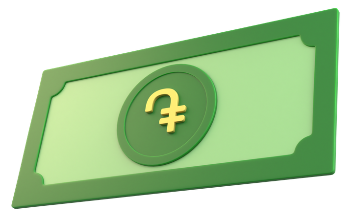 Armenian Dram Money  3D Icon