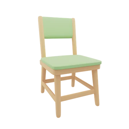 Armless Chair  3D Icon