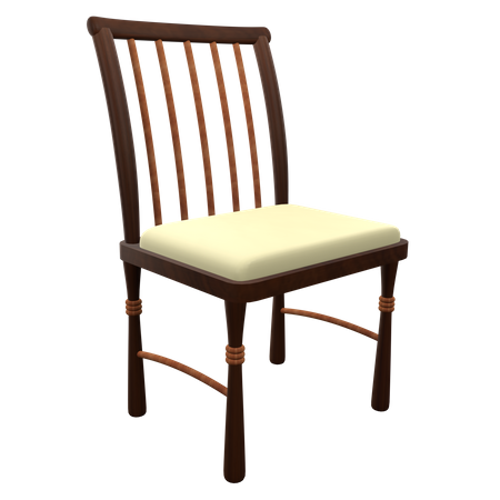 Armless Chair  3D Icon