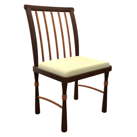 Armless Chair  3D Icon