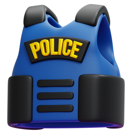 Armor Police  3D Icon