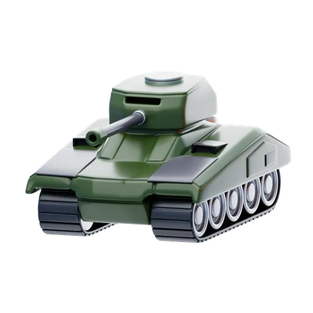 Armored Tank  3D Icon