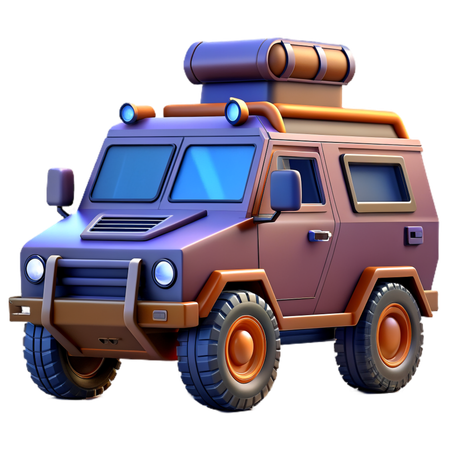 Armored vehicle  3D Icon