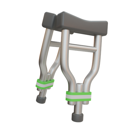 Armpit Crutch  3D Icon
