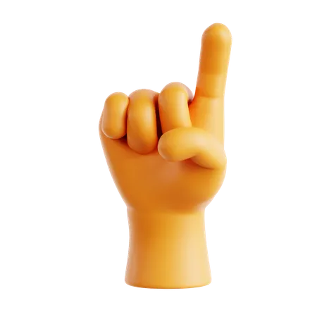 Arms Up Emoji  3D Icon