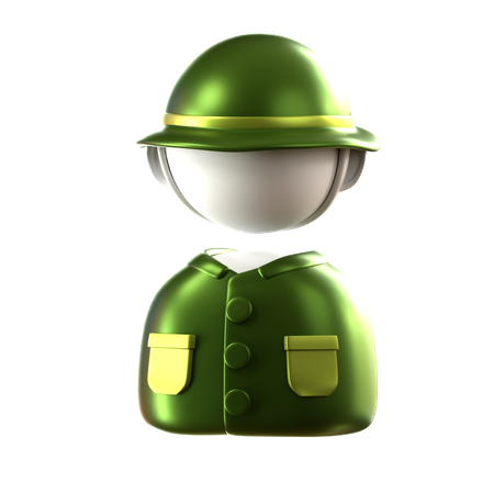 Army  3D Icon