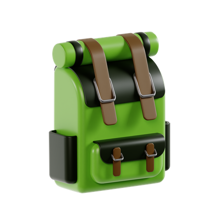 Army Backpack  3D Icon